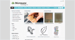 Desktop Screenshot of microwave-technology.com